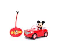 Jada- Vehículo Radiocontrol Mickey Roadster- Incluye Mando, Adecuado a Partir de 3 Años, Color Rojo, 19 cm (253074000)