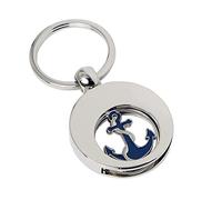 Jadani Llavero de alta calidad con ficha para carro de, ancla, 63 x 35 mm