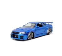 Jadatoys 253203045 - 1:24 Rápido y Furioso 2002 Nissan Skyline - Nuevo