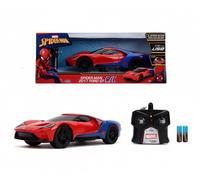 Jadatoys 253226002 - 1:16 Marvel Spider-Man RC 2017 Ford GT - Nuevo