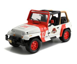 Jadatoys 253253005-1/24 Jurassic Park 1992 Jeep Wrangler - Nuevo