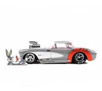 1957 Chevrolet Corvette + Figura Bugs Bunny Looney Tunes 1:24 Jada Toys 32390 25