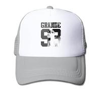 Jade Custom Adjustable Mesh Ariana Singer Grande Cute Cartoon Poster 433 Sports Visor Cap Black Ash