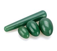 Jade Egg Ejercicios Muscle Tightening Masaje Varita Kegel Ejercitador Piedra,Conjunto Sin Perforar Sin Caja