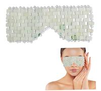 Jade Eye Mask, anti-Wrinkle-on Massaging Eye Mask, Comfort & Smooth para aliviar la hinchazón, la cara relajada, los ojos alivian, la migraña, la meditación jade para los tratamientos faciales