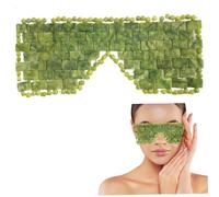 Jade Eye Mask, Green Jade Eye Cover Natural Sleep Cover for Hot & Cold, Eyes Facial Sleeping Relief..
