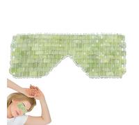 Jade Eye Masque - Masque de piedra facial | Máscara de enfriamiento reutilizable, tratamiento relajante relajante para los ojos, reducción de hinchazón, de los círculos oscuros, cuidado de bell