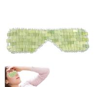 Jade Eye Masque - Masque de piedra facial | Máscara de enfriamiento reutilizable, tratamiento relajante relajante para los ojos, reducción de hinchazón, de los círculos oscuros, cuidado de bell