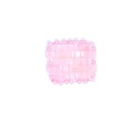 Jade Eye Massager Sleeping Mask Natural Rose Quartz Cool Massager Stone Eye Patch Masaje Relajación,cuadrado Rosa 1pcs