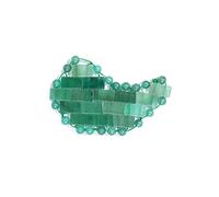 Jade Eye Massager Sleeping Mask Natural Rose Quartz Cool Massager Stone Eye Patch Masaje Relajación,luna Verde 1pcs