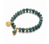 Jade Fu Lu Hand String Femenino 925 Silver Fu Bracelet National Wind Gourd Hand Ornaments