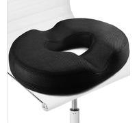 JADE KIT Cojín de coxis para el dolor de coxis, anillo de cojín de espuma viscoelástica para aliviar el dolor de hemorroides, úlceras de cama, próstata, embarazo, postnatal, ideal para oficina, coche,