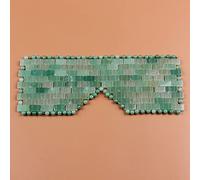 Jade Natural Rose Quartz Massager Therapy Jade Removal Massage Tool Set,Green Jade