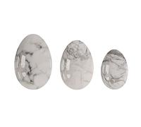 Jade Natural Yoni Egg Set Apriete Love Egg Kegel Ejercitador Howlite Blanco Yoni Egg Piedra Natural Crystal Yoni Wand,huevos Sin Perforar