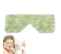 Jade Sleep Mask - Masque De Ojos Reutilizable, Cubierta De Terapia De Relajación | Textura De Piedra Pulida, Diseño De Escudo Ocular Liviano, Toque De Enfriamiento Con Beneficios Para La P