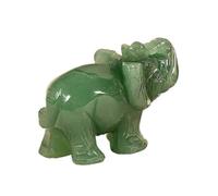 Jade Stone Elephant Statue Elephant Figurine Figurine Decor Home Animal Figurine Ornament