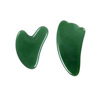 Jade Stone Gua Sha Board Herramientas de masaje facial Masajeador natural Gouache para el cuidado de la piel del cuerpo de la cara SPA, tipo 4