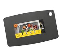 JADE Tabla de cortar Gourmet Kitchen laminada de celulosa, apta para lavavajillas, higiénica, respetuosa con los cuchillos, extremadamente resistente, resistente al calor hasta 176 °C, gancho para