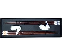 JADE TEMPLE Juego de palillos con bancos de conejos - 1 juego