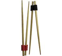 JADE TEMPLE Palillos de bambú con ayuda, L = 22,5 cm - 20 x 1 par
