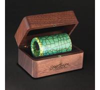 Jade Warrior Green - Juego de toboganes de cerámica para guitarra, hecho a mano (corto)