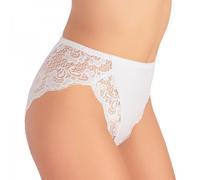 Jadea 6 Slip Midi Mujer Con Encaje Algodón Modal Elástico A Vida Alta