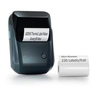 JADENS B1 Máquina etiquetadora Bluetooth con cinta para oficina, hogar, negocios, 2 pulgadas, azul