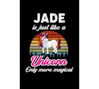 Jade's Magical Unicorn Diary: A Cute Rainbow Journal for Girls Named Jade Who Love Unicorns and Dream Big!