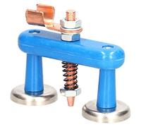 Jadeshay Abrazadera de Tierra Magnética,Herramientas de Soporte de Accesorios de Soldadura para Máquina de Soldadura de Reparación de Carrocería Automática con Conector de Terminal