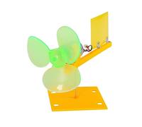 Jadeshay Aerogenerador Kit,0.01V-24V Mini Generador de Electricidad Eólico con Cuchillas y Soporte Micro Turbinas de Viento Motor Energía Eólica Kit para DIY Modelo de Enseñanza