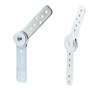 Jadeshay Bisagras de Montaje Ajustables, 2 uds., bisagra para Muebles, bisagras de conexión Plegables de trinquete para sofá, reposabrazos, reposacabezas, ajustador de ángulo