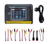 Jadeshay Cargador Lipo AC150W DC240W 10A Cargador Descargador Equilibrio de Baterías con Pantalla Táctil para LiPo Lilon Life NiMH NiCd PB NiMH