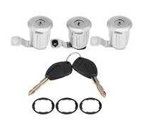 Jadeshay Cerradura de Puerta,3 Cerraduras de Puerta con Llaves 252522 Juego de Cerradura Puerta Barril Bloqueo Conjunto de Automóvil Compatible con Partner Citrôen Berlingo Xsara