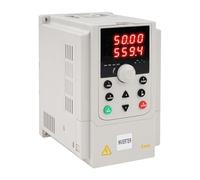 Jadeshay Convertidor de Frecuencia Solar Variador de Frecuencia 4KW 220V VFD Entrada Monofásica Salida Trifásica 0-500Hz 14.5A Conversor de Corriente Continua a Alterna para Bombas y Ventiladores
