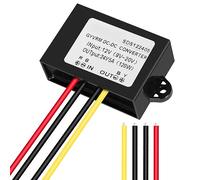 Jadeshay Convertidor de Tensión,DC 12V Convertidor Transformador Regulador,Step Up Converter Adaptador de Corriente para Auto Coche Camión Vehículo Barco Solar Sistema(Acepte CC 9-20V Entradas)