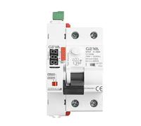Jadeshay Diferencial Auto Rearmable 40A 300mA,Disyuntor Reconexión Automática con LCD Digital y Indicador Luz LED,RCCB Inteligente Interruptor Diferencial Rearme Automatico(Type AC)