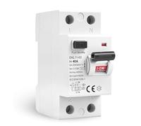 Jadeshay Disyuntor Diferencial 40A 30mA RCCB Tipo A Interruptor Diferencial Magnetotermico 40A Disyuntor de Corriente Residual con Protección Contra Fugas,Sobrecargas y Cortocircuitos EKL11-63 AC230V