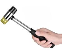 Jadeshay Herramienta Trastes Guitarra - Guitarra Luthiers Herramienta de Martillo de traste de Doble Cabeza Herramienta de Mano de plástico DIY de Goma