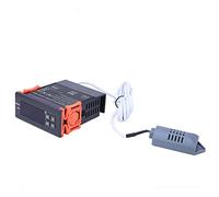 Jadeshay Higrómetro 1%-99% RH 220V 20A Regulador de Humedad con NTC Sonda de Sensor Pantalla LED Digital Controlador Humedad para Terrario Reptil Invernadero Incubadora Humidificador Deshumidificador
