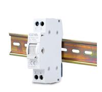 Jadeshay Interruptor de Transferencia Manual 63A Interruptor de Aislamiento Conmutador de Transferencia 240V Montaje en Riel DIN de 35 mm(1P63A)