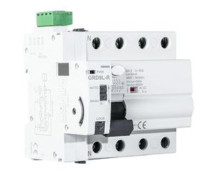 Jadeshay Interruptor Diferencial Auto Rearmable,40A 30mA 4P Disyuntor Reconexión Automática Super Inmunizado RCCB Inteligente Interruptor de Protección de Bajo Voltaje