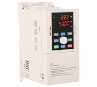 Jadeshay Inversor de Frecuencia, Convertidor de Frecuencia Variable VFD de 380V Convertidor de Frecuencia de Entrada Y Salida Trifásico Controlador de Velocidad del Motor con Cable 2M (Size : 4KW)