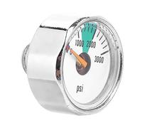 Jadeshay manómetro,0 psi a 3000 psi Medidor de Presión Caja de Acero Inoxidable IP65 Resistente al Agua con 1/8NPT interfaz Barómetro Mini para Paintball PCP Rifle de Aire