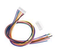 Jadeshay Mini Micro JST,10 Pares 2,0 mm Enchufe de Conector Mancho y Hembra Micro Eléctrico Cable Adaptador 8 Pines JST con 30 cm Alambre de Cable para Tira de Luz LED y Proyectos Electrónicos DIY