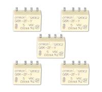Jadeshay Módulo de Relé DC5V - 5 Piezas G6K-2F-Y-5VDC para Omron - Control Automático de Señal y Potencia SMD