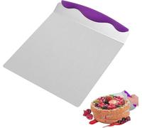 Jadeshay Pala para Pizza, Servidor para Pasteles y Pizzas con Asa para Barbacoa Cocinar Pizzas, Pan, Acero Inoxidable Pala Pizza Horno con Una Superficie de 24,5 x 20 cm