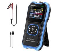 Jadeshay Probador de Resistencia Interna de Batería,0~200Ω/ CC 0~±100V Comprobador de Resistencia Interna de Baterías de Litio Digital Pantalla Voltaje Internal Resistance Tester con Pruba Cables