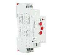 Jadeshay Relé de Tiempo 12V-240V AC DC Relé Temporizador Multifunción con 10 Funciones y Indicadores LED 0,1 s a 10 Días Rango de Ajuste del Retardo para Control de Iluminación Motor y Industrial
