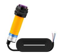 Jadeshay Sensor de Interruptor Fotoeléctrico Infrarrojo, 10-30V DC Sensor Fotoeléctrico de Reflexión Difusa de rayos Infrarrojos 3 Cables NPN Normalmente Abierto, para detección de 5-30 cm