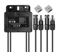 Jadeshay Solar Optimizer, 600W Regulador de Voltaje del Optimizador de Energía Fotovoltaica del Panel Solar MPPT,con Conector